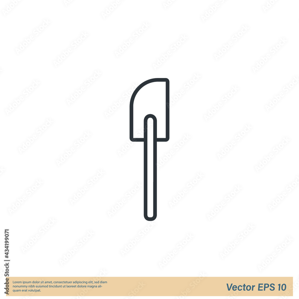 spatula icon vector illustration logo template spatula icon vector illustration logo template