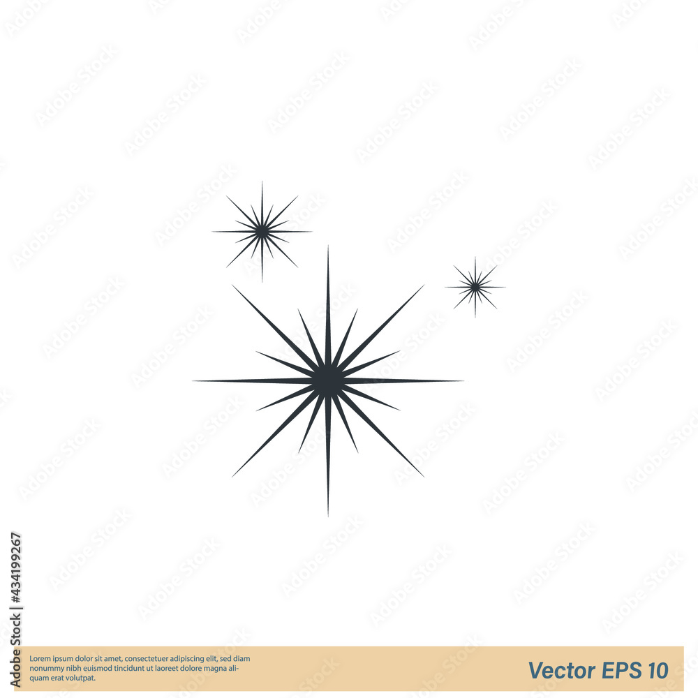 stars icon sparkle simple design element stars icon sparkle simple design element
