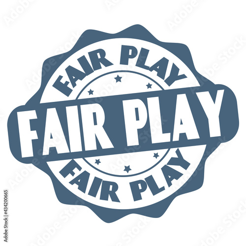 Fair play label or stamp