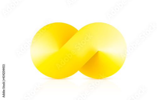 Infinity color icon, sign element graphic. Vector