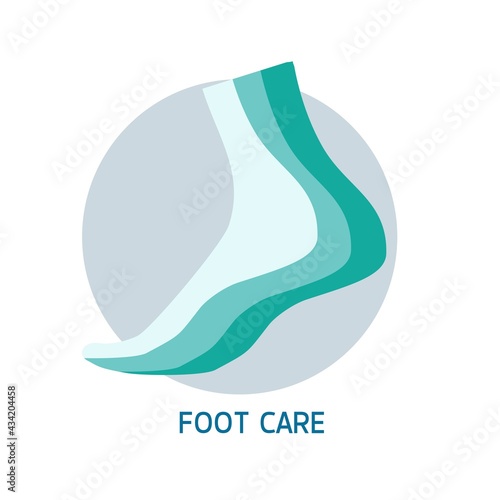 Foot care logo