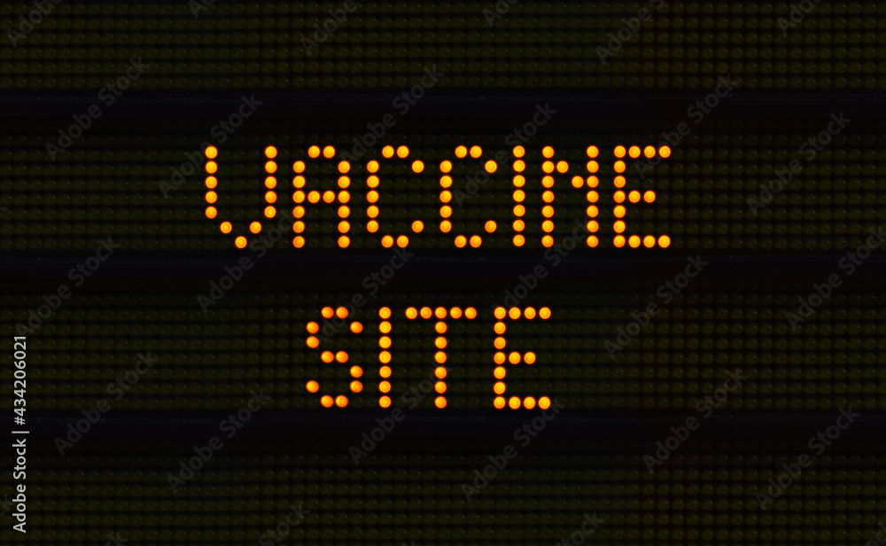 Vaccine Site Sign