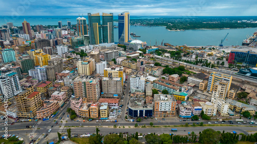 aerial view of Dar es Salaam, Tanzania © STORYTELLER