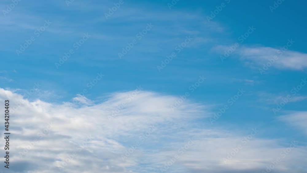 Light fluffy white clouds moving fast in time-lapse. Daylight, beautiful cloudy heaven background. Timelapse of beautiful clouds transforming in blue sky, cloudscape, cloud overhead Light fluffy white clouds moving fast in time-lapse. Daylight, beautiful cloudy heaven background. Timelapse of beautiful clouds transforming in blue sky, cloudscape, cloud overhead