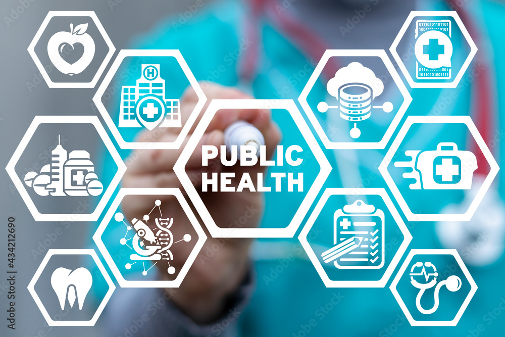 Fototapeta premium Concept of public health. Modern medical sector.
