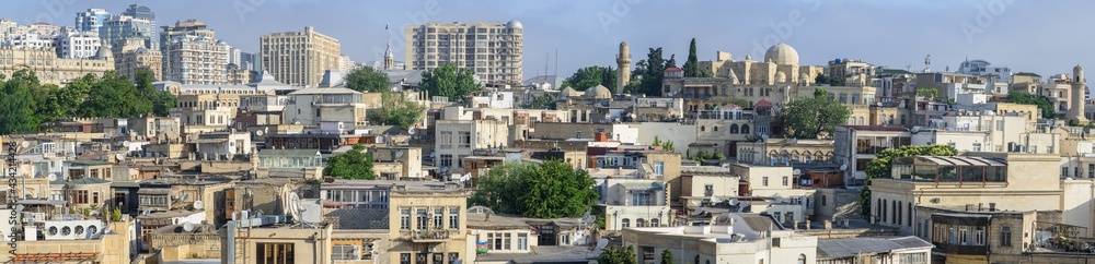 Baku Old City panorama