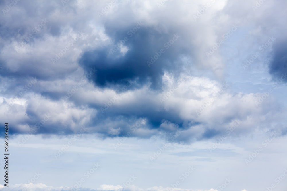 Rain cloud. Approaching thunderstorm. Beautiful background with clouds before the rain Rain cloud. Approaching thunderstorm. Beautiful background with clouds before the rain