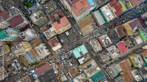 aerial view of Dar es Salaam  Tanzania