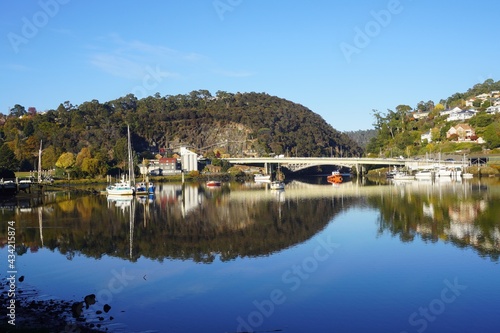Tranquil Morning Water View towards Cataract Gorge © Annalucia