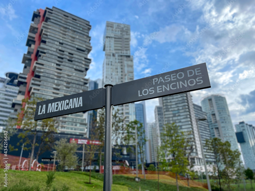 Obraz premium Señalización urbana, Ciudad de México