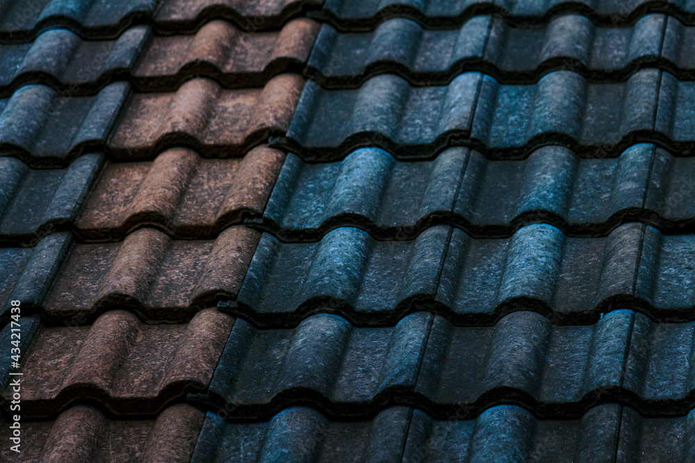 roof tiles of my old neighbour's house