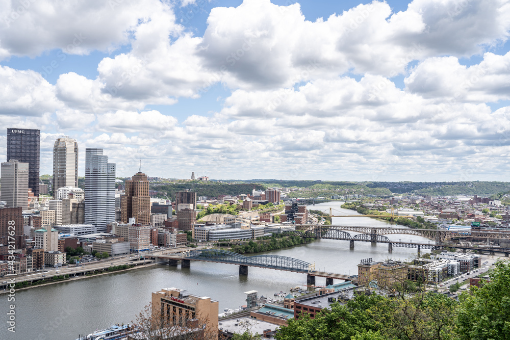 Fototapeta premium Monongahela River, Pittsburgh, Pa.