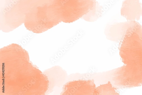 watercolor orange abstract background