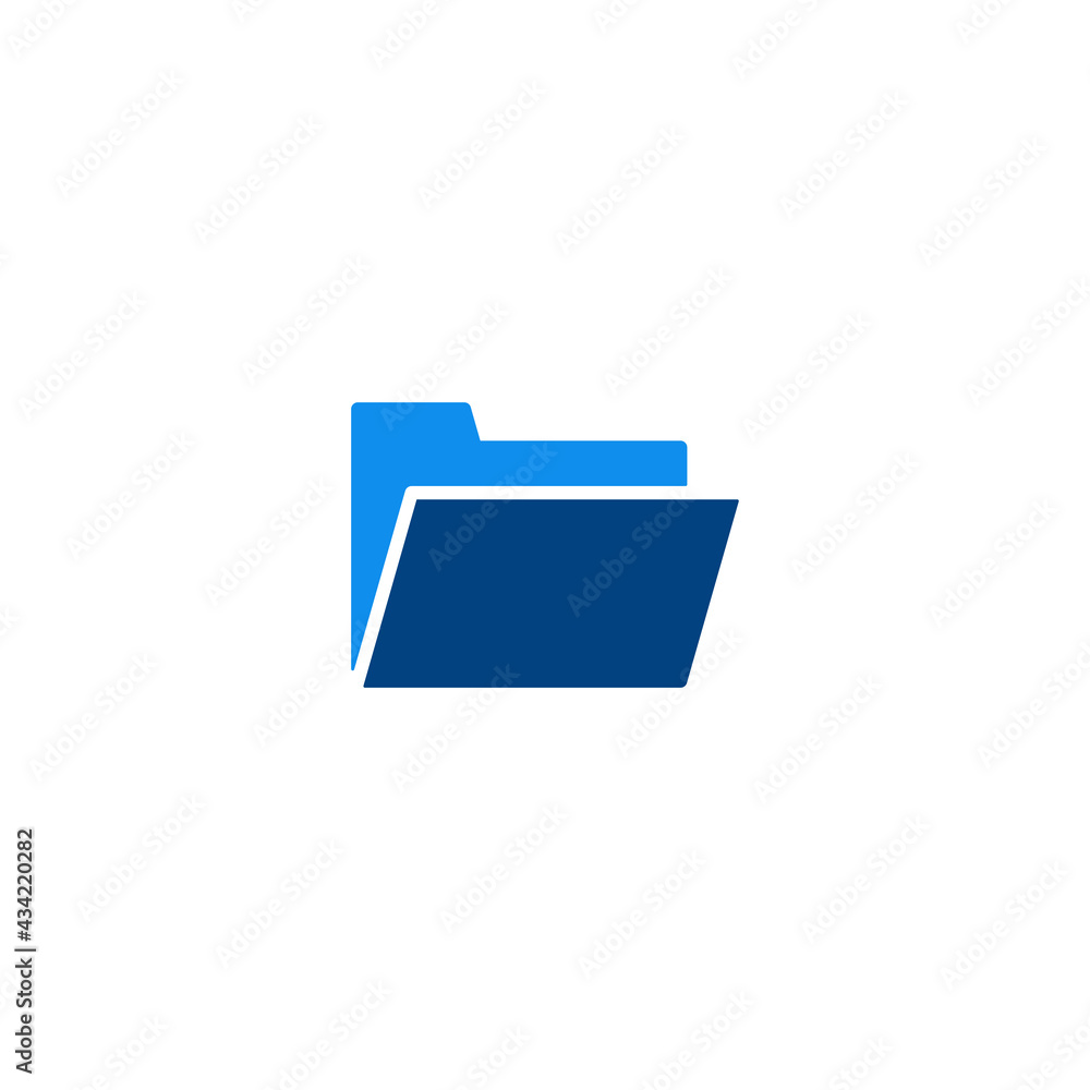Folder icon vector for web, computer and mobile app Folder icon vector for web, computer and mobile app