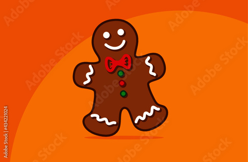 Galleta de gengibre navideña