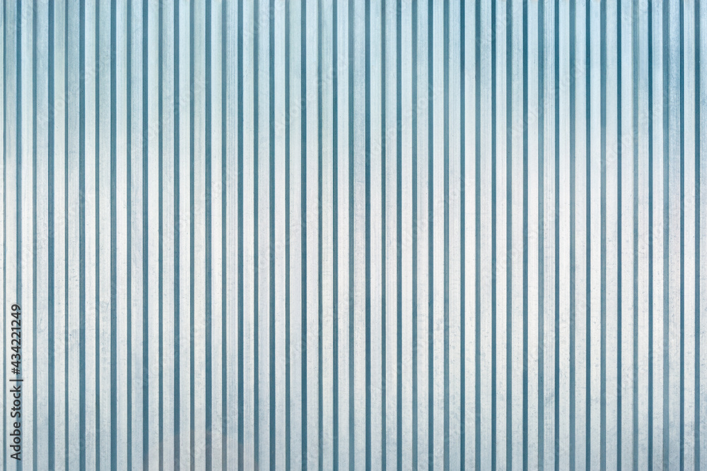 Gray metallic vertical material stylized wall. Gray metallic vertical material stylized wall.