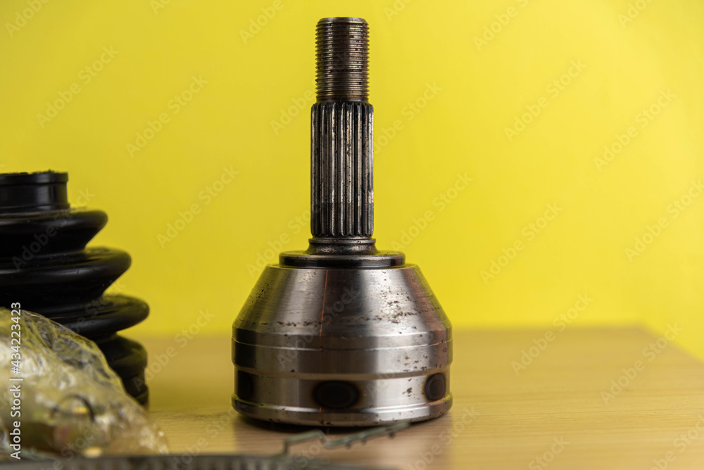 Metal part of vehicle suspension. Metal part of vehicle suspension.