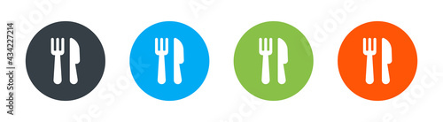 Restaurant food, meal, eat icon vector illustration