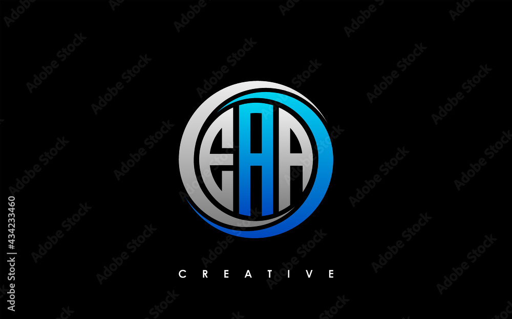 EAA Letter Initial Logo Design Template Vector Illustration EAA Letter Initial Logo Design Template Vector Illustration