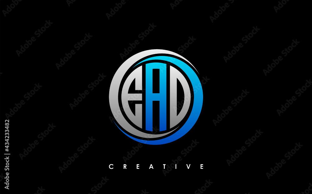 EAD Letter Initial Logo Design Template Vector Illustration EAD Letter Initial Logo Design Template Vector Illustration