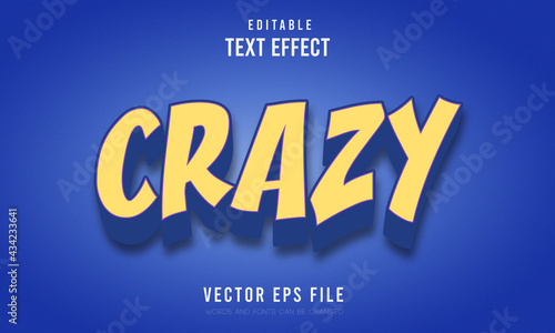 Crazy editable 3d text effect