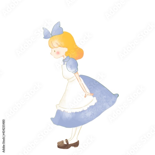 Alice's teatime with girl 