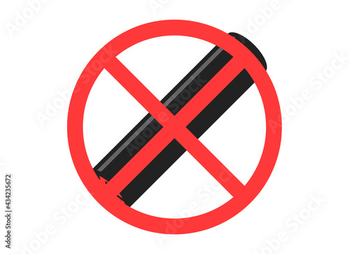 脱ハンコのイメージイラスト　アイコン
Sign abolished. Seal abolished. 