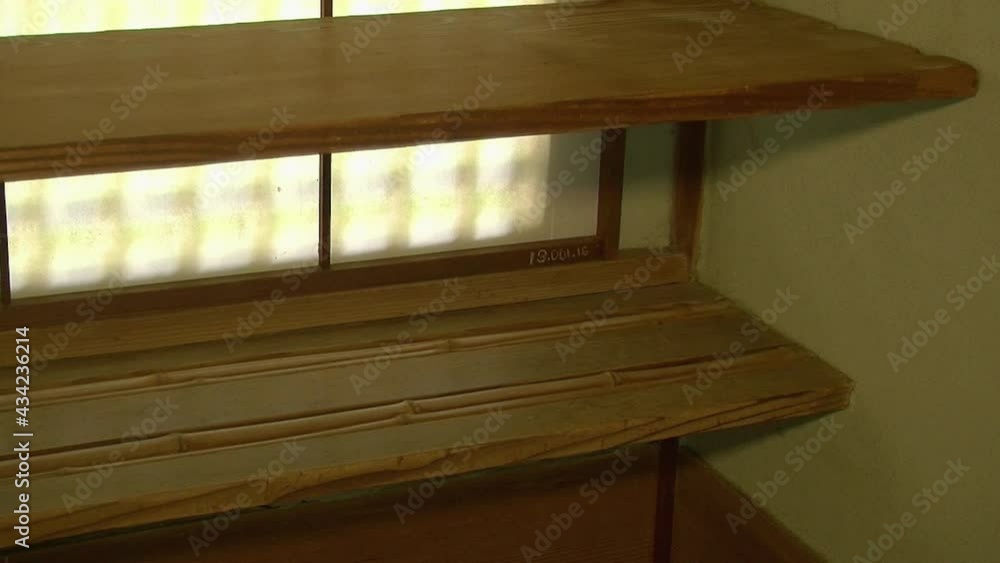 Shelves in a Japanese teahouse. Shelves in a Japanese teahouse.