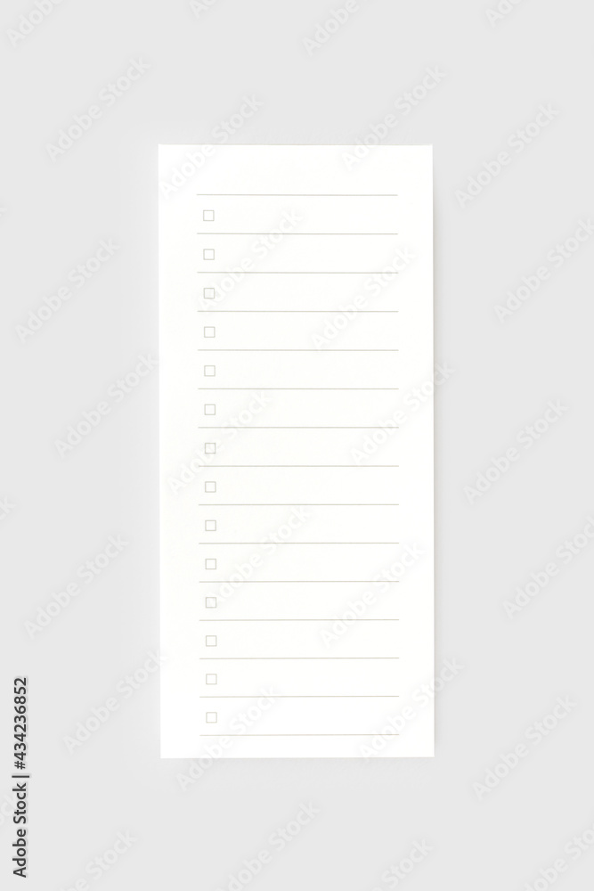 Blank note paper pad isolated on white with clipping path. Blank note paper pad isolated on white with clipping path.