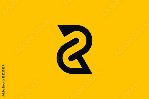 RG logo letter design on luxury background. GR logo monogram initials letter concept. RG icon logo design. GR elegant and Professional letter icon design on background. R G GR RG
