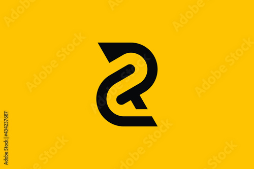 CR logo letter design on luxury background. RC logo monogram initials letter concept. CR icon logo design. RC elegant and Professional letter icon design on background. C R RC CR