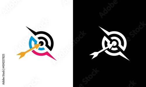 Target, Aim, Shot, Focus Logo Design Template