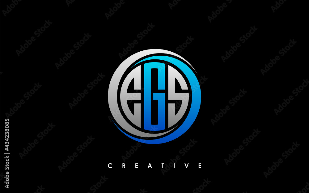 EGS Letter Initial Logo Design Template Vector Illustration EGS Letter Initial Logo Design Template Vector Illustration