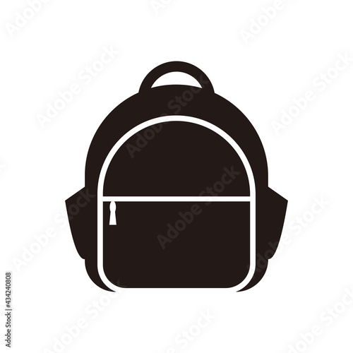 School bag icon design illustration