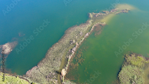 Photography Flooded sand quarry near Sychevo area