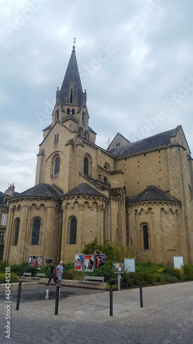 Brive la Gaillarde church in medieval city french