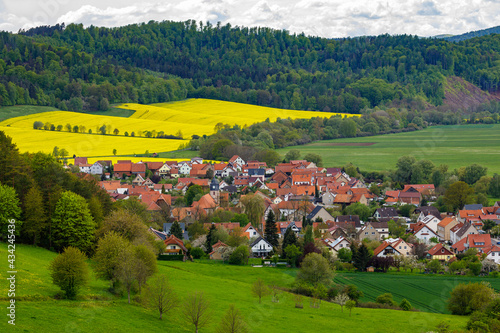 The village of Lauchröden in the Werra Valley in Thuringia photo