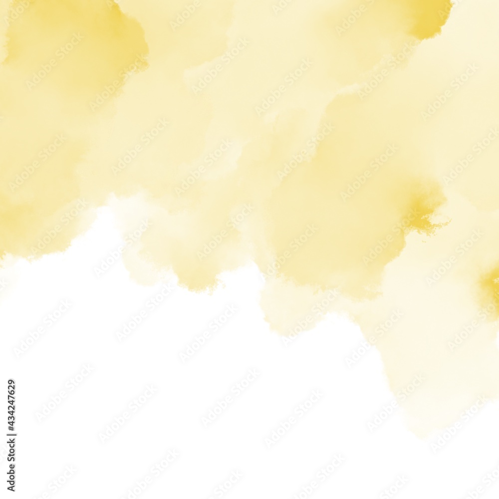 Abstract light yellow orange watercolor for background
