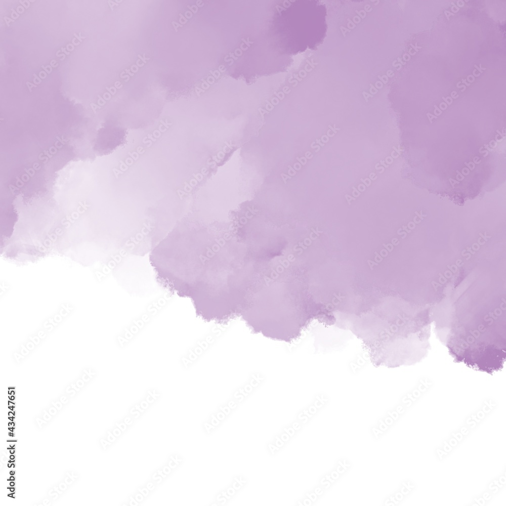 Abstract light purple watercolor for background
