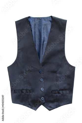 Silk waistcoat isolated