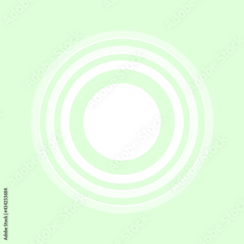 Abstract Radio Waves (Green)