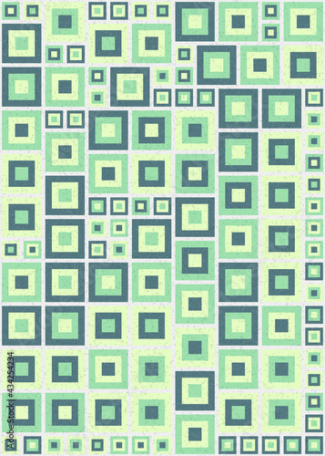 Abstract Geometric Pattern generative computational art illustration