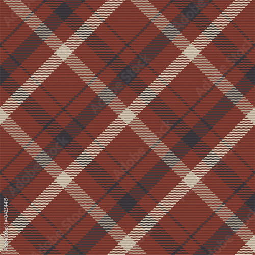 Tartan plaid pattern seamless vector background. Check plaid for flannel shirt, blanket, throw, or other modern textile