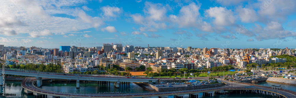 City of Naha City, Okinawa Island, Japan