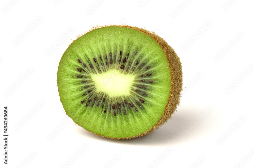 juicy kiwi fruit isolated on white background. juicy kiwi fruit isolated on white background.