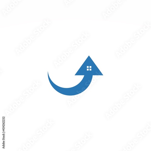 Logo Design Homes With An Up Arrow Are Very Suitable For Real Estate Simple Logo Design Free Download Logo Design Homes With An Up Arrow Are Very Suitable For Real Estate Simple Logo Design - GFXLoad