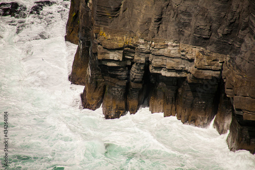 Spring landscape in Cliffs of Moher (Aillte An Mhothair), Ireland photo