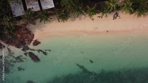 Birds Eye View of the beach at Koh Wai, Trat Province, Thailand