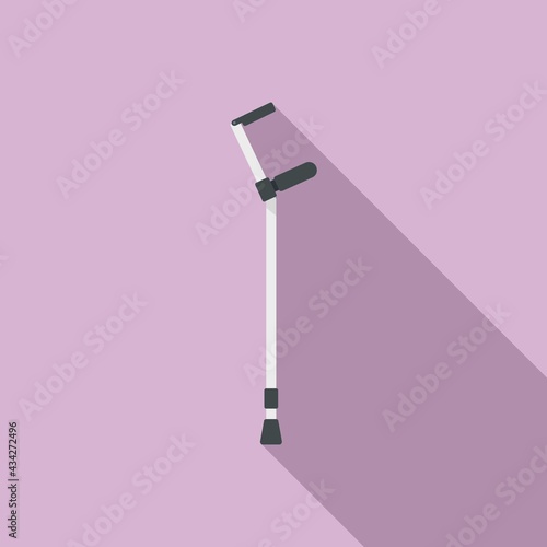 Nursing stick icon, flat style
