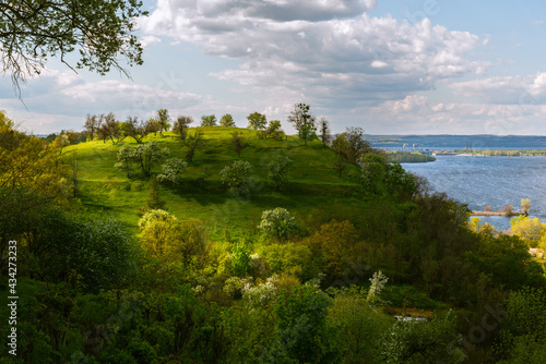 View of the river in the hills